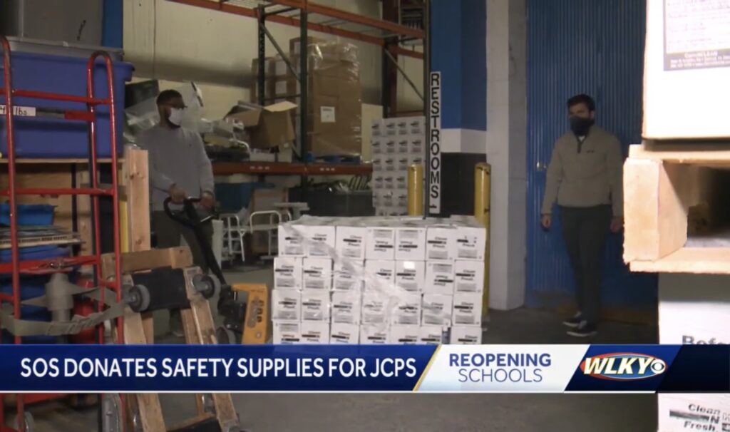 SOS Donates Supplies to JCPS for Classroom Learning – WLKY News