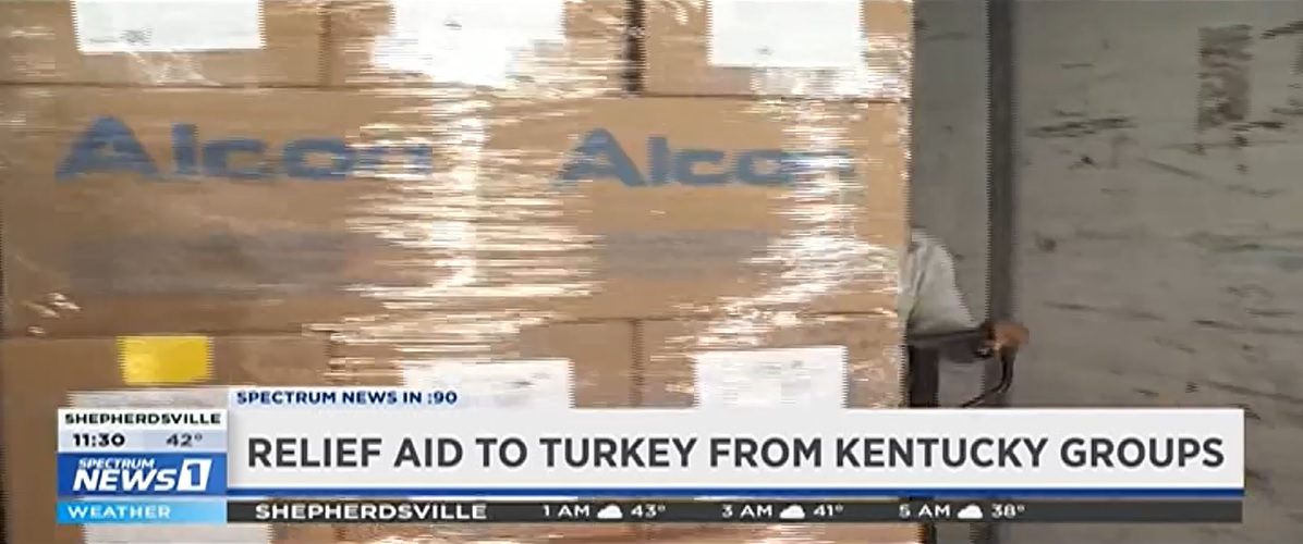 Relief Aid To Turkey From Kentucky Groups