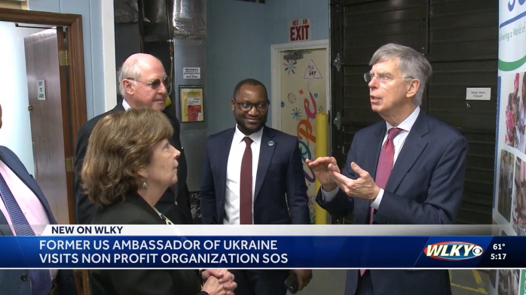 Former US Ambassador Of Ukraine Visits Non Profit Organization SOS