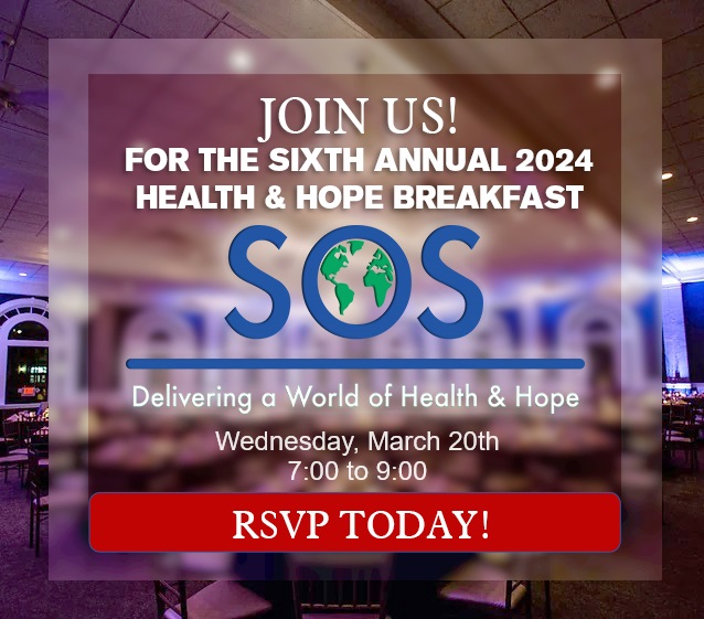 Thank you for joining us at the Sixth Annual 2024 Health & Hope Breakfast. There is no cost to attend so guests’ contributions can go directly to supporting our mission. Click here to RSVP.